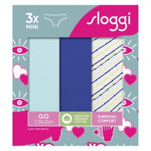 Γυναικείο Slip SLOGGI GO CRUSH Mini 3Pack 10219682-M007.