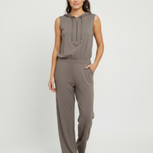 Ολόσωμη αμάνικη Γυναικεία Φόρμα με κουκούλα, CLAIRE Katrania 7820.