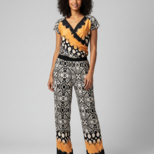 Ολόσωμη Γυναικεία Φόρμα με κοντό μανίκι, CLAIRE Katrania 7752.