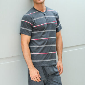 Βαμβακερή Ανδρική Πυζάμα MUSLHER Homewear 265012.