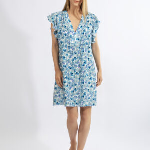 Φόρεμα με ζαπονέ μανίκι HARMONY 510652, φλοράλ.