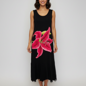 Maxi Γυναικείο Αμάνικο Φόρεμα CLAIRE Katrania 9586.