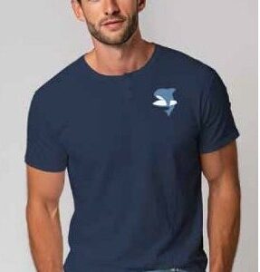 Βαμβακερή Ανδρική Πυζάμα με κοντό μανίκι CIPPI Homewear 0518,μπλε.