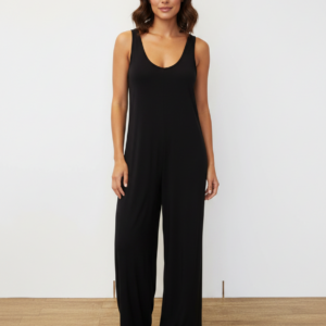 Ολόσωμη Φόρμα SCHERZO Homewear 5370,μαύρο.